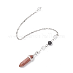 Пулевое синтетическое золотое дно с заостренными маятниками для биолокации&nbsp;PALLOY-JF04562