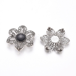 Многожильные звенья из сплава с антикварным посеребренным покрытием&nbsp;ENAM-L030-K03-AS