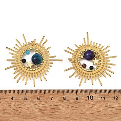 Anhänger aus Natursteinen und Glas&nbsp;PALLOY-MZ01421