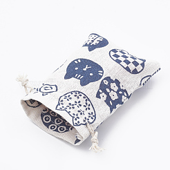 Sacchetti per gattini in policotone (cotone poliestere) con coulisse&nbsp;X-ABAG-T006-A19