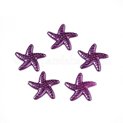 Cabochons aus Kunstharzperlen&nbsp;LS-RESI-WH0008-16B