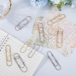 12 Stück 4 Stile Stiftclips aus Kohlenstoffstahl/Eisen für Notizbuch&nbsp;FIND-SP0002-97