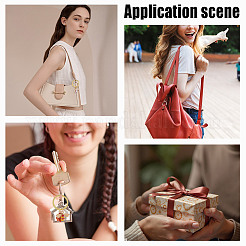 12шт брелок из эмалевого сплава 4 цветов&nbsp;KEYC-NB00019