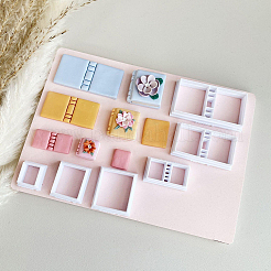 6шт. пластиковые глиняные прессованные Молды&nbsp;DIY-SC0031-27