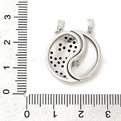 Подвески из латуни с микропаве из кубического циркония ко Дню святого Валентина&nbsp;KK-H251-01B-P