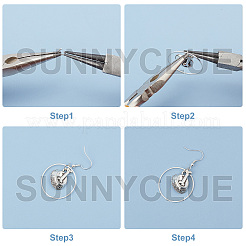 Kit fai da te per realizzare orecchini a tema cane&nbsp;DIY-SC0013-83P