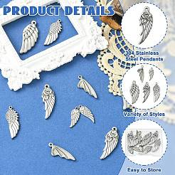 10 pendentif en acier inoxydable 304&nbsp;STAS-CJ0003-46