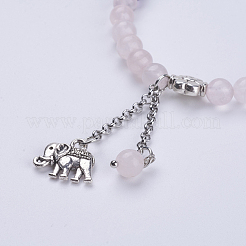 Braccialetti di fascino della pietra preziosa naturale&nbsp;BJEW-JB03502