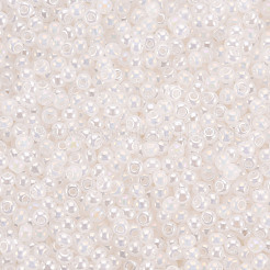 12/0 perles de rocaille en verre imitation jade&nbsp;SEED-S049-B-004