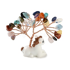 Dekorationen aus natürlichem Tigerauge&nbsp;DJEW-A017-01L