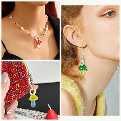 20шт 10 цвета подвески ручной работы лэмпворк&nbsp;LAMP-TA0001-61