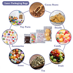 40 шт. 4 стиля лазерных пластиковых пакетов с застежкой-молнией&nbsp;OPP-TA0001-11