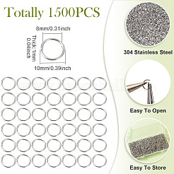 Открытые соединительные кольца из нержавеющей стали 304&nbsp;STAS-TA0002-99B