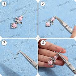 DIY-Sets zum Basteln von Engel-Ohrhängern aus Acryl und Legierung&nbsp;DIY-SC0027-01