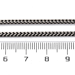 Colliers à chaîne en acier inoxydable 304 de 2 mm&nbsp;NJEW-Q013-15B