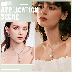 10 шт регулируемые цепи из нержавеющей стали 304 панцирного типа для изготовления ожерелий&nbsp;MAK-SC0001-44