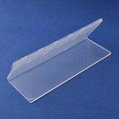 Настольные прозрачные акриловые памятные стойки для монет&nbsp;ODIS-WH0036-09