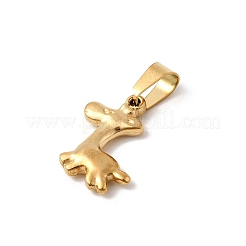 Pendentifs en acier inoxydable 304 à thème animalier&nbsp;STAS-B167-27A-G