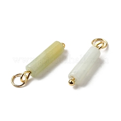 Amazonit Anhänger mit natürlichen Blumen&nbsp;STAS-C120-01G-06