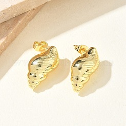 Boucles d'oreilles en laiton pour femmes&nbsp;EJEW-A167-02E-G