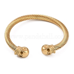 Ионное покрытие (ip) 304 нержавеющая сталь манжеты браслеты для женщин&nbsp;STAS-M023-11G