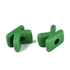 Perline europei acrilici opachi&nbsp;OACR-M027-01K-11