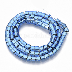 Гальванические немагнитная синтетический гематит бисер пряди&nbsp;G-S365-007