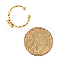 Кольца-манжеты из нержавеющей стали 304 с эмалью для женщин&nbsp;RJEW-G338-04G-01