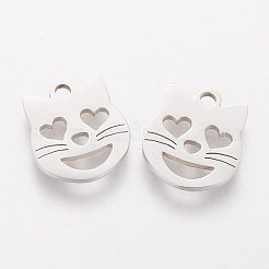 Не тускнеющие подвески-котята из нержавеющей стали 201&nbsp;STAS-Q201-T111