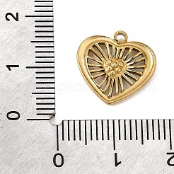 Pendentifs en acier inoxydable 304 sertis de strass&nbsp;SA-CBA0563-34G