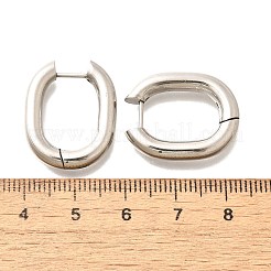 Boucles d'oreilles créoles en acier inoxydable 201&nbsp;EJEW-Q026-12P-A