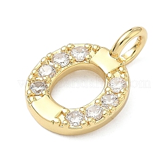 Pendentifs en laiton zircon cubique transparent&nbsp;KK-I476-01G-O
