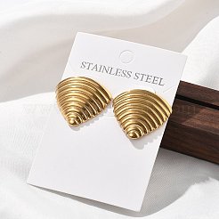 Pendientes de acero inoxidable 304 para mujer&nbsp;EJEW-K306-22G