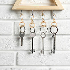 Поворотные застежки-лобстеры из сплава и пружинные кольца&nbsp;HJEW-CA00006-02