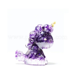 Фигурка единорога из смолы&nbsp;LS-UNIC-PW0001-054E