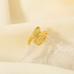 Кольца-манжеты в форме змеи из нержавеющей стали 304 для женщин&nbsp;UR0196