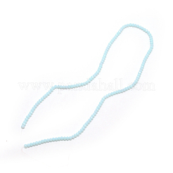 Cuentas de vidrio rondelle hechos&nbsp;GLAA-TAC0008-02B