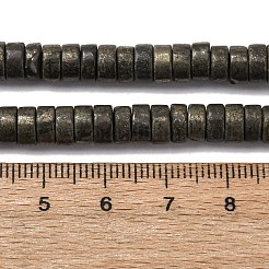 Природного пирита бисер нитей&nbsp;G-L624-I13-3x6mm