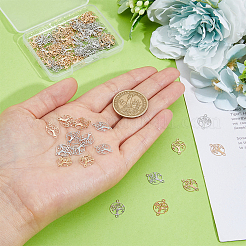 100 шт. 2 металлических цвета стойки с покрытием из латуни&nbsp;KK-DC0004-12