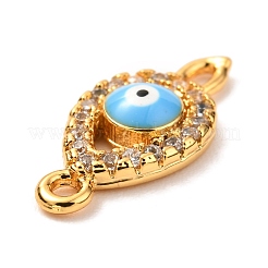 Соединители из латуни с микрочастицами и кубическим цирконием&nbsp;KK-G399-18