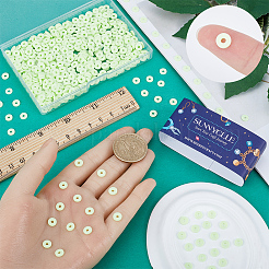 3 нить плоских круглых бусин из полимерной глины ручной работы&nbsp;CLAY-SC0001-69A