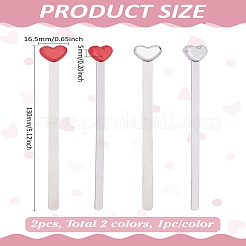 2 шт. 2-х цветные закладки из нержавеющей стали 201&nbsp;AJEW-LP0004-86