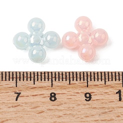 Непрозрачные акриловые бусины с УФ-покрытием&nbsp;OACR-G058-12