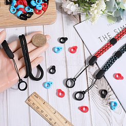 3 шт. двухцветный полиэстеровый ремешок на шею&nbsp;DIY-GF0008-37B