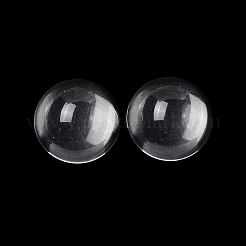 Transparent halbrund Glas Cabochons&nbsp;X-GGLA-R027-20mm