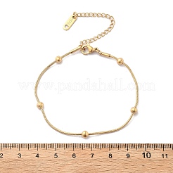 Браслеты-спутники из нержавеющей стали 304 для женщин&nbsp;BJEW-D337-01D-G