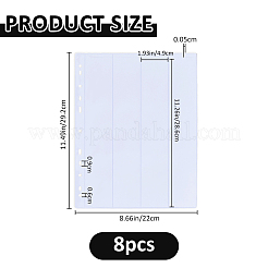 Sachets d'échantillons en PVC à 4 compartiment&nbsp;AJEW-WH0871-06B