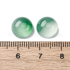 Cabuchones de ágata de ónix verde natural&nbsp;G-K348-07A-01