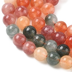 Gefärbte natürliche malaysia jade perlen stränge&nbsp;G-G021-02A-27