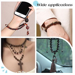 240 шт. 12-х цветные натуральные необработанные деревянные бусины&nbsp;WOOD-WR0001-17